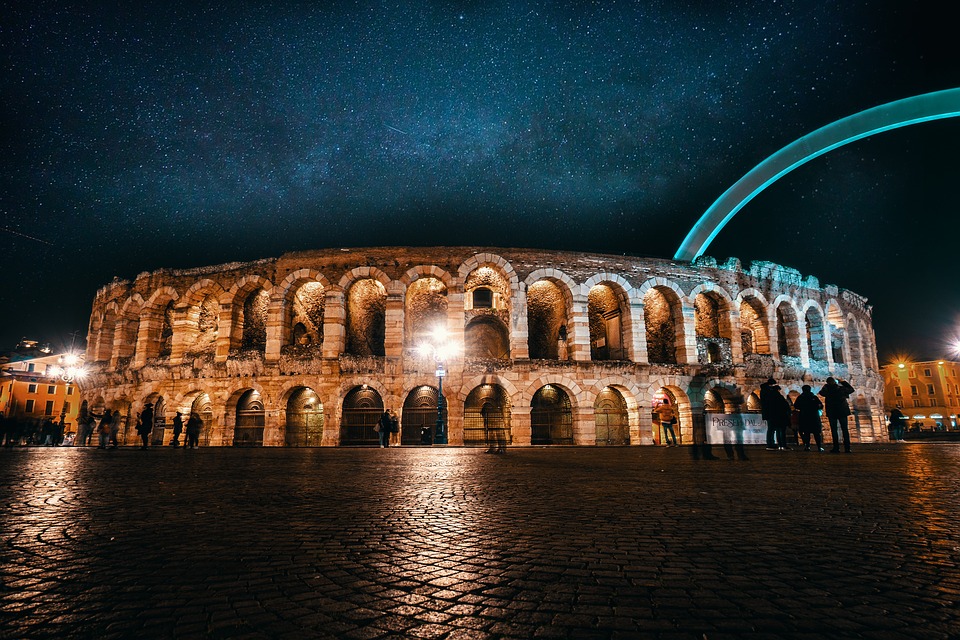Parcheggio vicino all’Arena di Verona